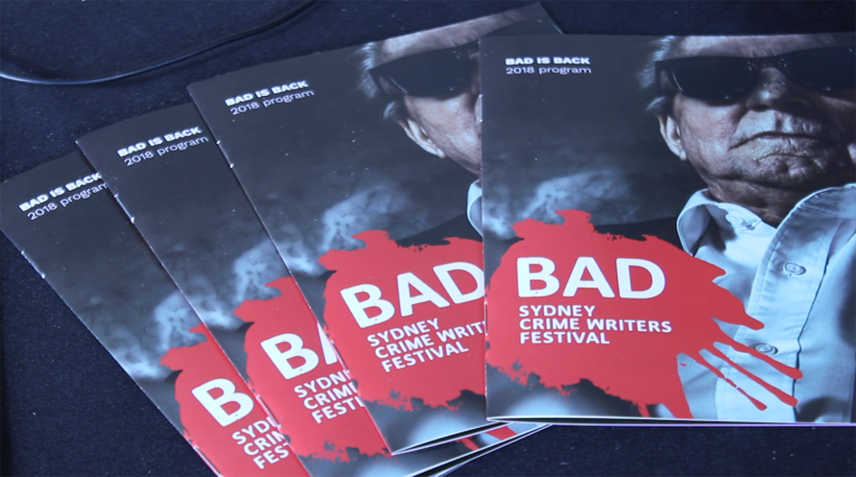 BAD Sydney Crime Festival Flyers
