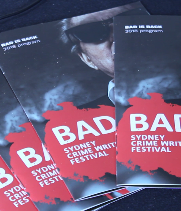 BAD Sydney Crime Festival Flyers